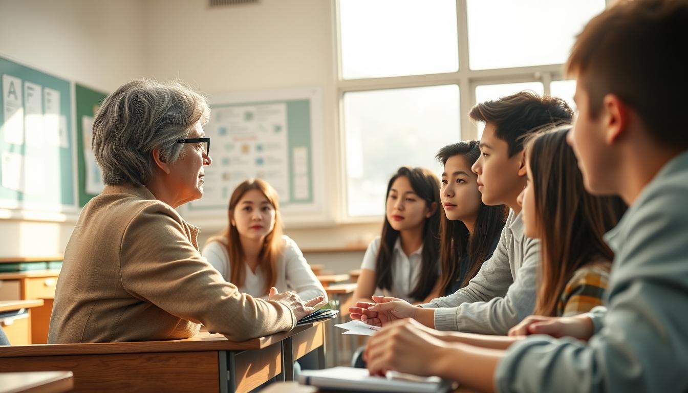 Structured study materials and learning resources on a desk